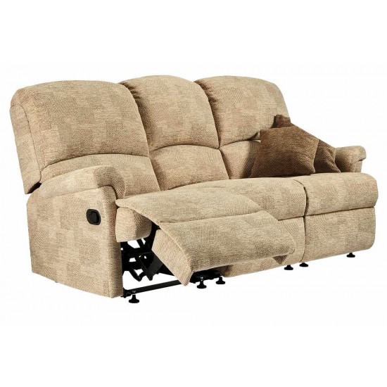 Nevada Standard Manual Reclining 3 Seater Sofa - 5 Year Guardsman Furniture Protection Included For Free!