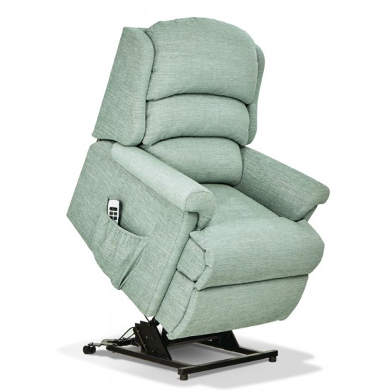 1021 Albany Small Single Motor Riser Recliner - ZERO RATE VAT  - 5 Year Guardsman Furniture Protection Included For Free!