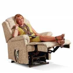 1011 Albany Petite Single Motor Riser Recliner - ZERO RATE VAT - 5 Year Guardsman Furniture Protection Included For Free!