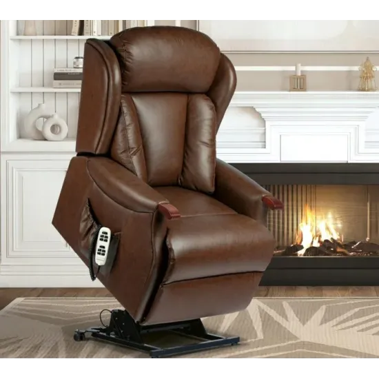 Cartmel Knuckle Petite Single Motor Riser Recliner - ZERO RATE VAT