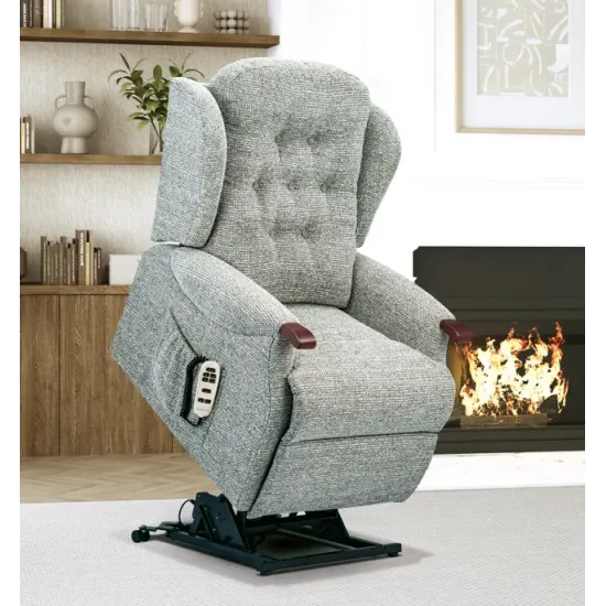 Chester Knuckle Petite Single Motor Riser Recliner - ZERO RATE VAT