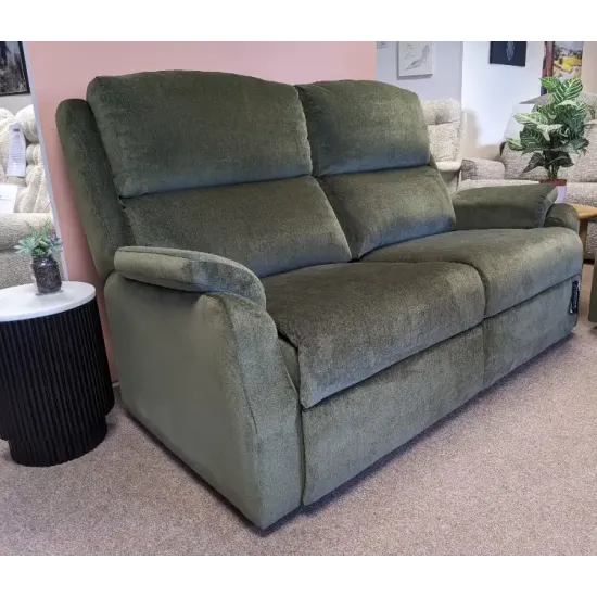 SHOWROOM CLEARANCE ITEM - Sherborne Dakota Large Sofa & Cloud Action Power Recliner Chair with Adjustable Headrest & Lumbar