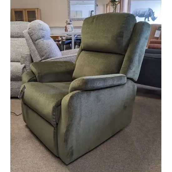 SHOWROOM CLEARANCE ITEM - Sherborne Dakota Large Sofa & Cloud Action Power Recliner Chair with Adjustable Headrest & Lumbar