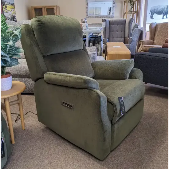 SHOWROOM CLEARANCE ITEM - Sherborne Dakota Large Sofa & Cloud Action Power Recliner Chair with Adjustable Headrest & Lumbar