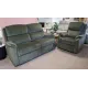 SHOWROOM CLEARANCE ITEM - Sherborne Dakota Large Sofa & Cloud Action Power Recliner Chair with Adjustable Headrest & Lumbar