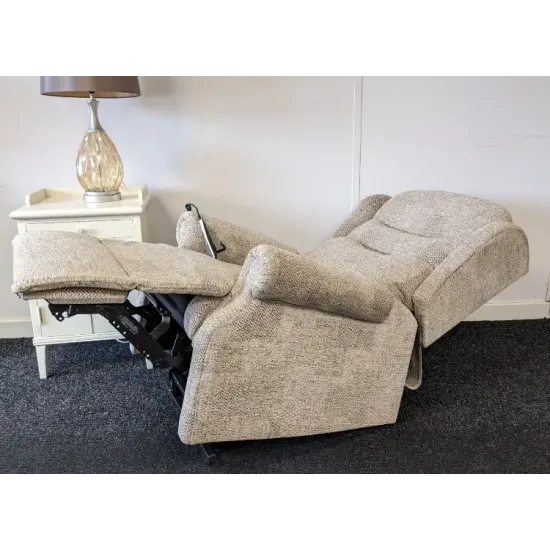 SHOWROOM CLEARANCE ITEM - RISER RECLINER - Sherborne Newbury Standard Triple Motor Riser Recliner with Adjustable Headrest & Lumbar