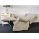 SHOWROOM CLEARANCE ITEM - RISER RECLINER - Sherborne Newbury Standard Triple Motor Riser Recliner with Adjustable Headrest & Lumbar