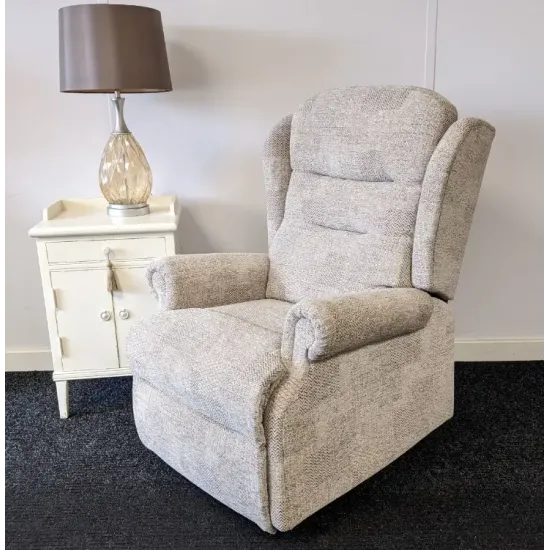 SHOWROOM CLEARANCE ITEM - RISER RECLINER - Sherborne Newbury Standard Triple Motor Riser Recliner with Adjustable Headrest & Lumbar
