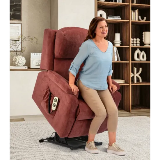Dakota Small Triple Motor Cloud Comfort Riser Recliner - ZERO RATE VAT