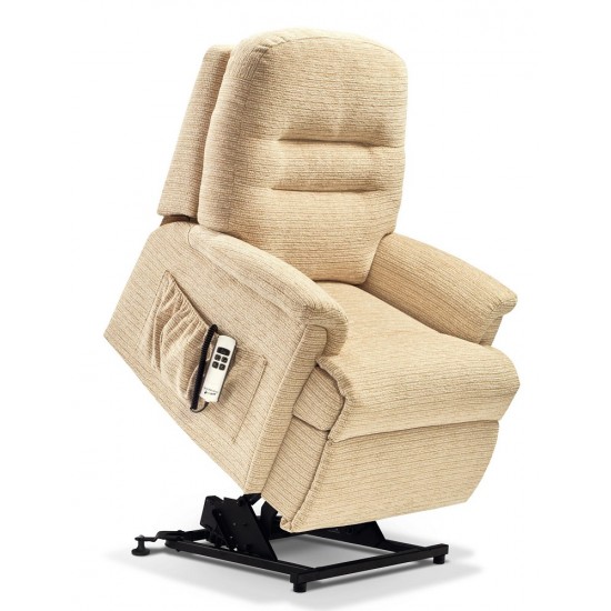 1281 Small Keswick Single Motor Lift & Rise Recliner - ZERO RATE VAT - 5 Year Guardsman Furniture Protection Included For Free!