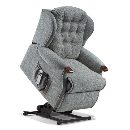 1491 Petite Lynton Knuckle Single Motor Lift & Rise Recliner - ZERO RATE VAT  - 5 Year Guardsman Furniture Protection Included For Free!