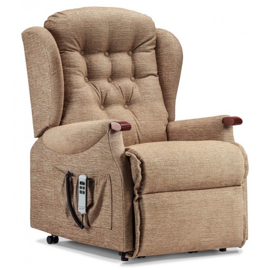 1492 Petite Lynton Knuckle Dual Motor Riser Recliner - ZERO RATE VAT - 5 Year Guardsman Furniture Protection Included For Free!