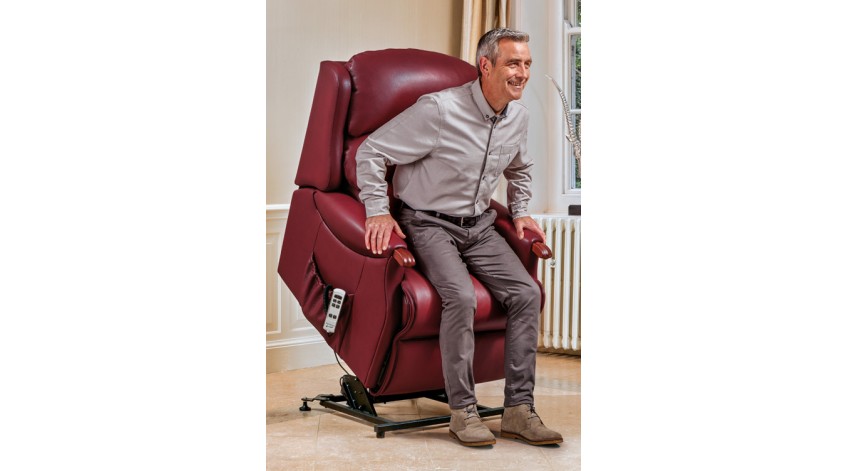 Sherborne Malham Riser Recliner now available in 4 sizes and both Single & Dual Motor versions. Sherborne Malham Riser Recliner now available in 4 sizes and both Single & Dual Motor versions.