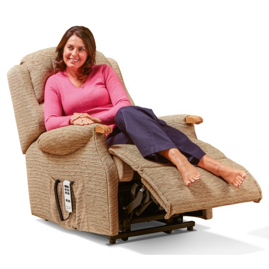 1071 Malham Standard Single Motor Riser Recliner - ZERO RATE VAT  - 5 Year Guardsman Furniture Protection Included For Free!