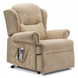 1431 Petite Malvern Single Motor Riser Recliner - ZERO RATE VAT  - 5 Year Guardsman Furniture Protection Included For Free!