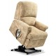 1211 Nevada Small Single Motor Lift & Rise Recliner - ZERO RATE VAT  - 5 Year Guardsman Furniture Protection Included For Free!