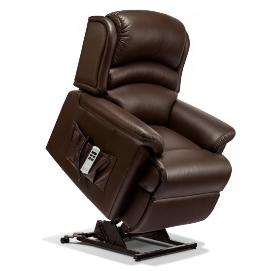 1661 Small Olivia Single Motor Riser Recliner - ZERO RATE VAT  - 5 Year Guardsman Furniture Protection Included For Free!
