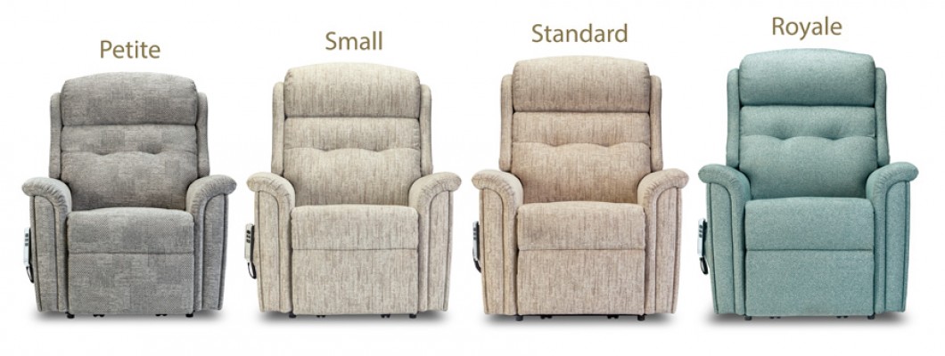 The Sherborne Roma Riser Recliner now available in 4 different sizes