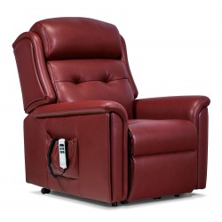 1811 Roma Small Single Motor Riser Recliner - ZERO RATE VAT  - 5 Year Guardsman Furniture Protection Included For Free!