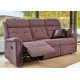 Roma 3 Seater Rechargeable Powered Reclining Sofa - Small - 5 Year Guardsman Furniture Protection Included For Free!