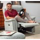 Roma Rechargeable Power Recliner - Small - 5 Year Guardsman Furniture Protection Included For Free!