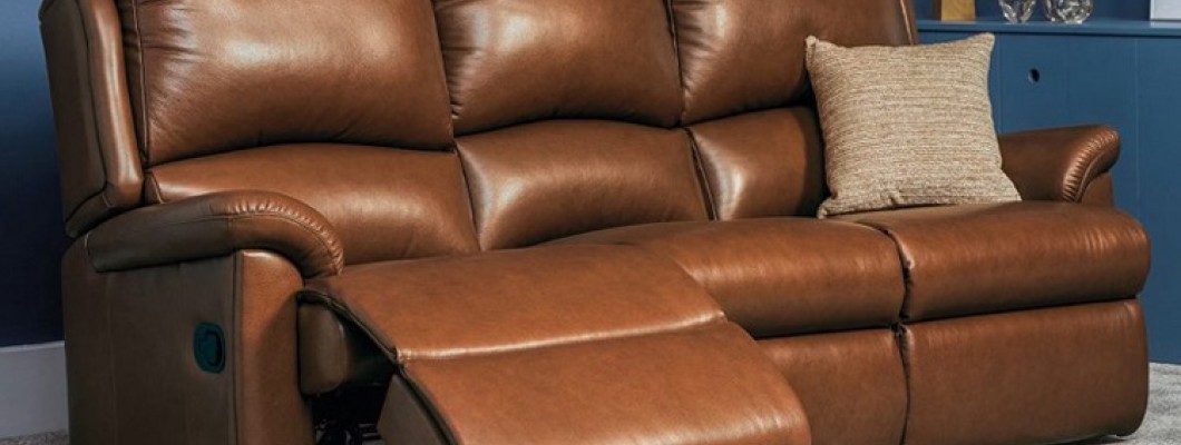 Sherborne Virginia Suite now available in Leather at www.recliners4u.co.uk