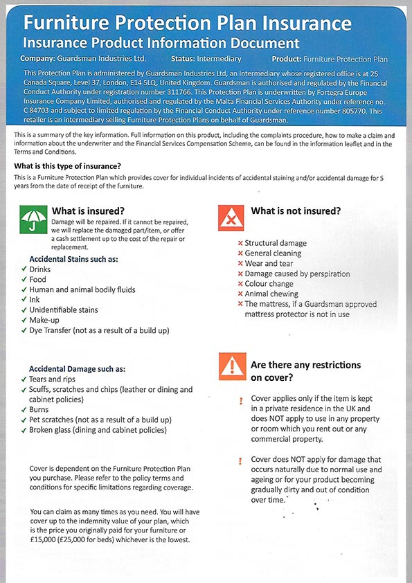 Guardsman Fabric Protection FurnitureBrands4U